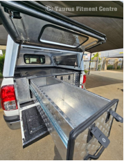 Contractors Canopy - Full aluminium canopy with roof rack