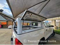 Contractors Canopy - Full aluminium canopy with roof rack